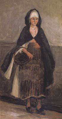 Jean Baptiste Camille  Corot Femme de Pecheur de Dieppe (mk11) Sweden oil painting art